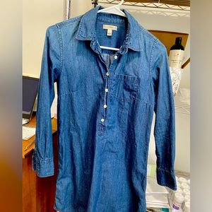 J. Crew denim dress sz 0